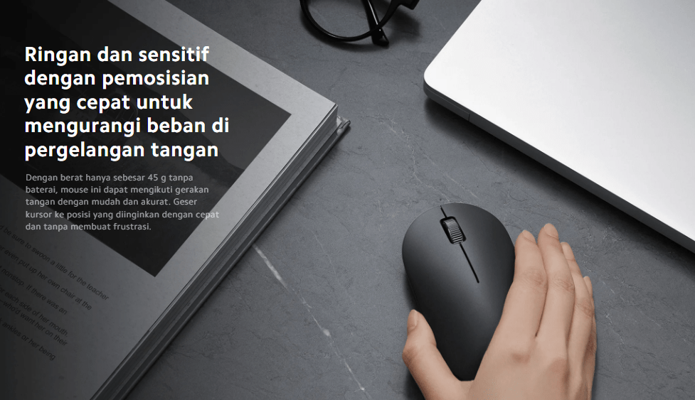 Desain Xiaomi Wireless Mouse Lite 2-PostingMart com (3)