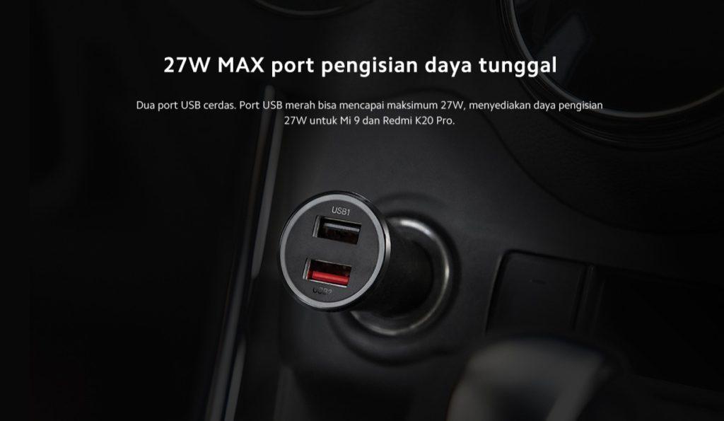 Mi 37W Dual-Port Car Charger-postingmart-com