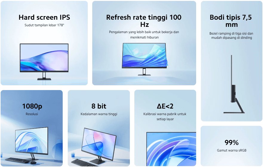 Spesifikasi Xiaomi Monitor A27i-PostingMart com